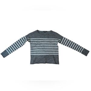 Women’s State Cashmere Striped Crewneck Sweater